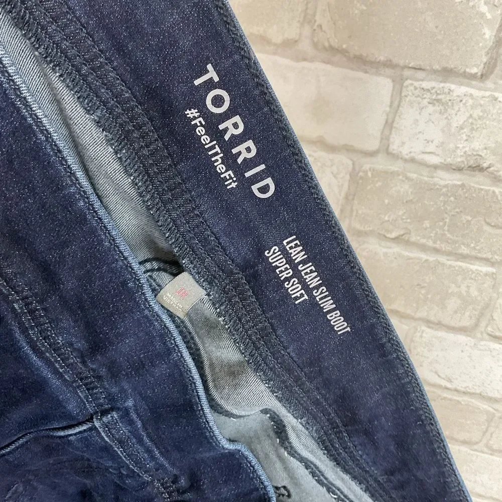 Torrid Lean Jean Slim Boot Super Soft High-Rise Jean Size 1R